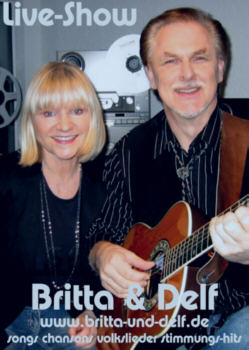 Britta und Delf - Live-Plakat